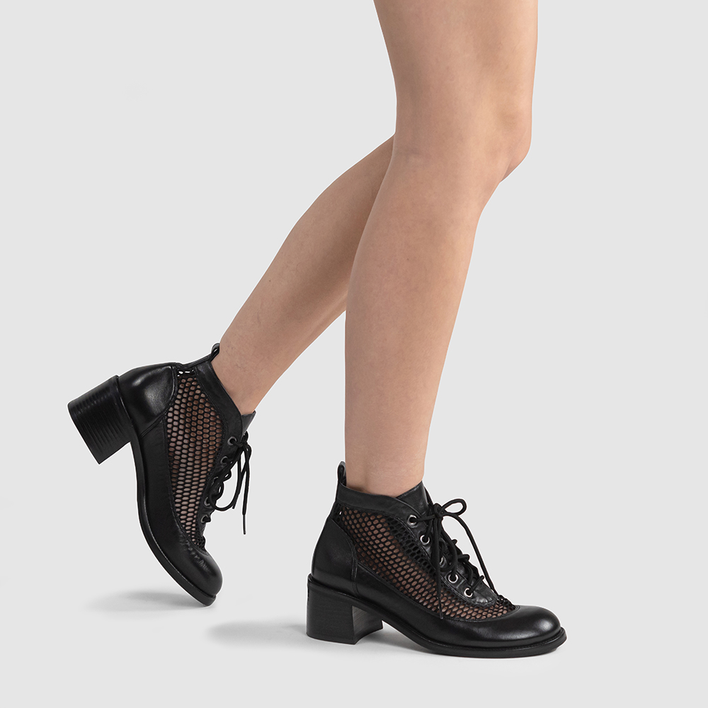 Bota Coturno Bottino Pelica Preto