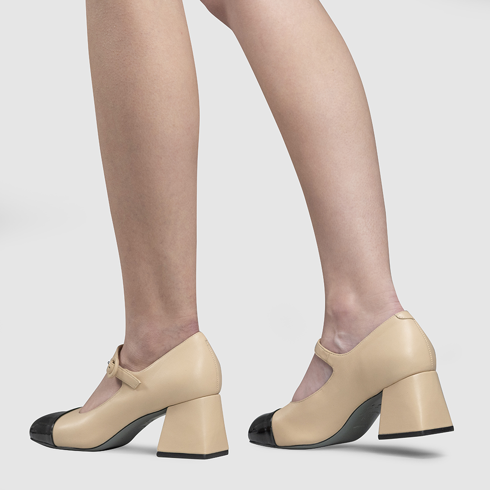 Scarpin Dellamore Pelica Skin/Preto